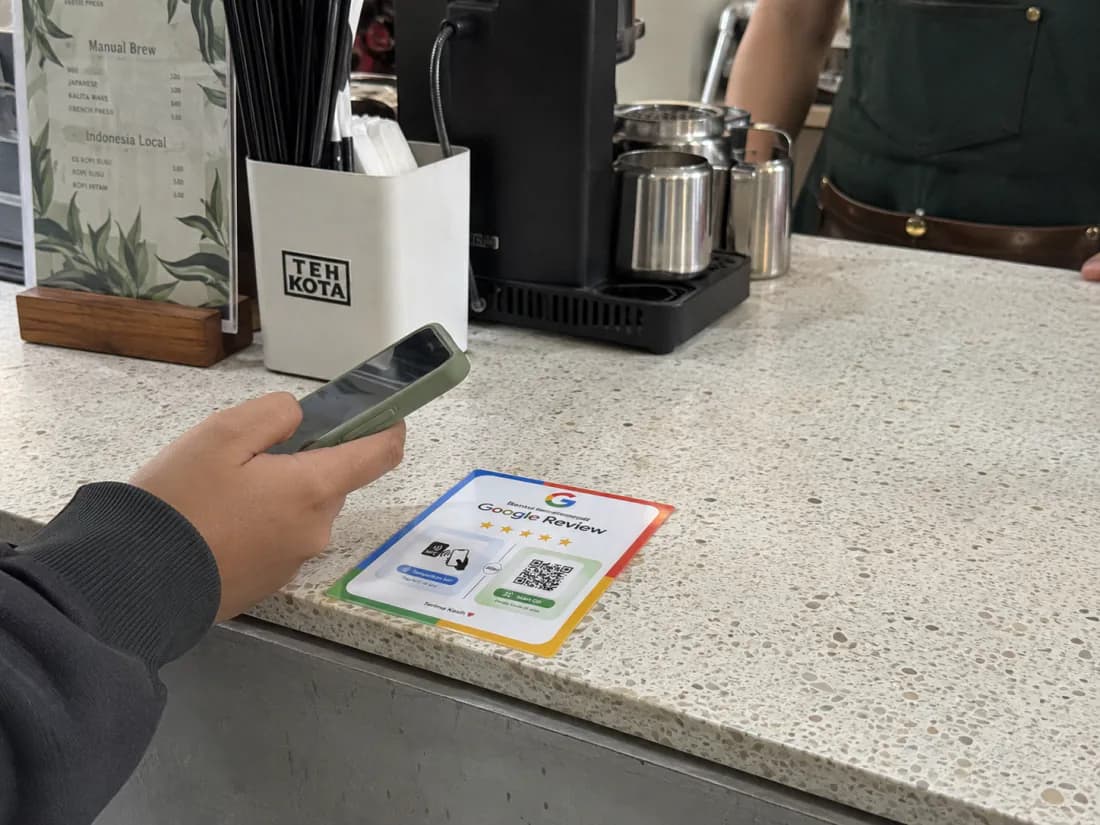 NFC Review dipakai di Kafe & restoran di Indonesia