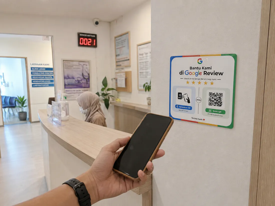 NFC Review dipakai di Klinik & wellness di Indonesia
